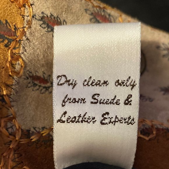 Papillon Suede & Leather Jacket S Large - Picture 6 of 6